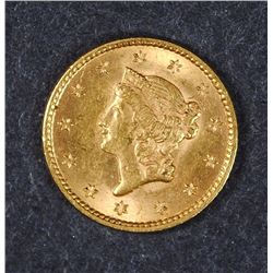 1853 $1 GOLD BU