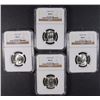 Image 1 : ( 4 ) 1946-S WASHINGTON QUARTERS, NGC MS-65