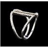 Image 4 : 0.40ctw Diamond Ring - 14KT White Gold