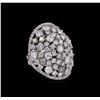 Image 1 : 14KT White Gold 6.74ctw Diamond Ring