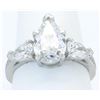 Image 8 : GIA Cert 3.21ctw Diamond Ring - Platinum