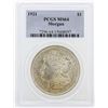 Image 1 : 1921 PCGS MS64 Morgan Silver Dollar