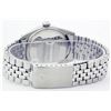 Image 6 : Rolex Stainless Steel Diamond and Sapphire DateJust Men's Watch