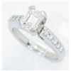 Image 5 : EGL USA Certified 1.24ctw Diamond Ring - Platinum