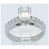 Image 7 : EGL USA Certified 1.24ctw Diamond Ring - Platinum