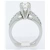 Image 9 : EGL USA Certified 1.24ctw Diamond Ring - Platinum