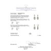 Image 3 : 4.70ctw Diamond Dangle Earrings - 14KT White Gold