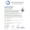 Image 3 : 14KT White Gold 2.27ct Tanzanite and Diamond Pendant With Chain