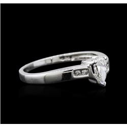 10KT White Gold 0.31ctw Diamond Ring