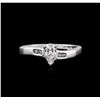 Image 2 : 10KT White Gold 0.31ctw Diamond Ring