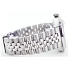 Image 4 : Rolex Stainless Steel Diamond and Sapphire DateJust Watch