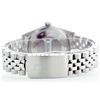 Image 6 : Rolex Stainless Steel Diamond and Sapphire DateJust Watch