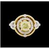 Image 2 : 14KT White Gold 1.29ct Diamond Ring