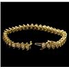 Image 3 : 4.90ctw Diamond Bracelet - 14KT Yellow Gold