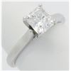 Image 7 : GIA Certified 1.04ct Diamond Ring - 18K White Gold