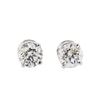 Image 1 : 0.97ctw Diamond Stud Earrings - 14KT White Gold