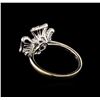 Image 3 : 0.54ctw Diamond Ring - 18KT White Gold