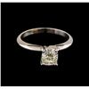 Image 2 : 1.03ct Diamond Solitaire Ring - 14KT White Gold