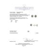 Image 3 : 1.40ctw Diamond Stud Earrings - 14KT White Gold