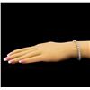 Image 4 : 18KT White Gold 15.45ctw Diamond Tennis Bracelet