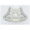 Image 4 : GIA Certified 3.25ctw Diamond Ring - 14KT White Gold