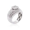 Image 3 : 14KT White Gold 2.44ctw Diamond Ring