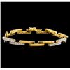 Image 1 : 0.49ctw Diamond Bracelet - 14KT Yellow Gold