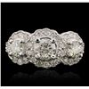 Image 2 : 14KT White Gold 1.96ctw Diamond Ring