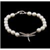 Image 3 : 18KT White Gold Tiffany & Co Pearl & Diamond Suite