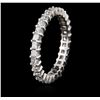 Image 1 : 14KT White Gold 1.37ctw Diamond Ring