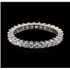 Image 2 : 14KT White Gold 1.37ctw Diamond Ring