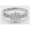 Image 2 : 0.79ctw Diamond Ring - 14KT White Gold
