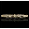 Image 1 : 14KT Yellow Gold 1.10ctw Diamond Bracelet