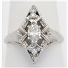 Image 4 : 0.35ctw Vintage Diamond Ring - 18KT White Gold