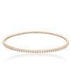 Image 1 : 14KT Rose Gold 2.70ctw Diamond Bangle Bracelet