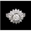 Image 2 : 2.40ctw Diamond Ring - 14KT White Gold