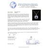 Image 3 : 14KT White Gold 11.90ct Tanzanite, Sapphire and Diamond Pendant With Chain