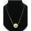 Image 6 : 1.25ctw Diamond Pendant With Chain - 18KT Yellow Gold