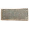 Image 2 : 1864 $10 Confederate States of America Bank Note
