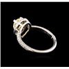 Image 3 : 1.55ctw Fancy Light Yellow Diamond Ring - 14KT White Gold