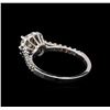 Image 3 : 0.74ctw Diamond Ring - 14KT White Gold