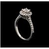Image 4 : 0.74ctw Diamond Ring - 14KT White Gold