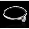 Image 3 : Tiffany & Co. 0.19ct Diamond Solitaire Ring - Platinum