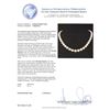 Image 3 : South Sea Cultured Pearl Necklace with 14KT Yellow Gold Diamond Clasp