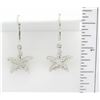 Image 7 : 1.02ctw Diamond Necklace and Earrings Set - 14KT White Gold