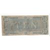 Image 2 : 1864 $10 Confederate States of America Bank Note