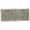 Image 2 : 1864 $10 Confederate States of America Bank Note