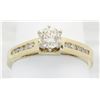 Image 1 : 0.52ctw Diamond Ring - 14KT Yellow Gold