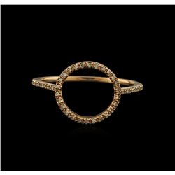 0.10ctw Diamond Ring - 14KT Rose Gold