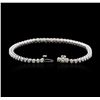 Image 4 : 14KT White Gold 1.87ctw Diamond Tennis Bracelet